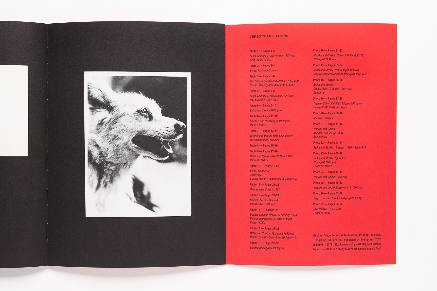 Lost in Space, artist book documentation